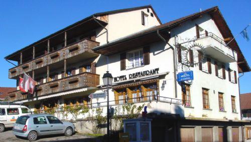 Morlon Hotel Restaurant Le Gruyerien מראה חיצוני תמונה